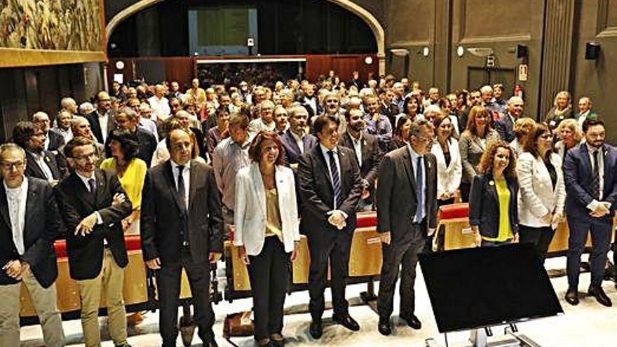 Un crit a la «unitat» i a «tornar» a creure en el procés centra l&#039;acte institucional de Girona