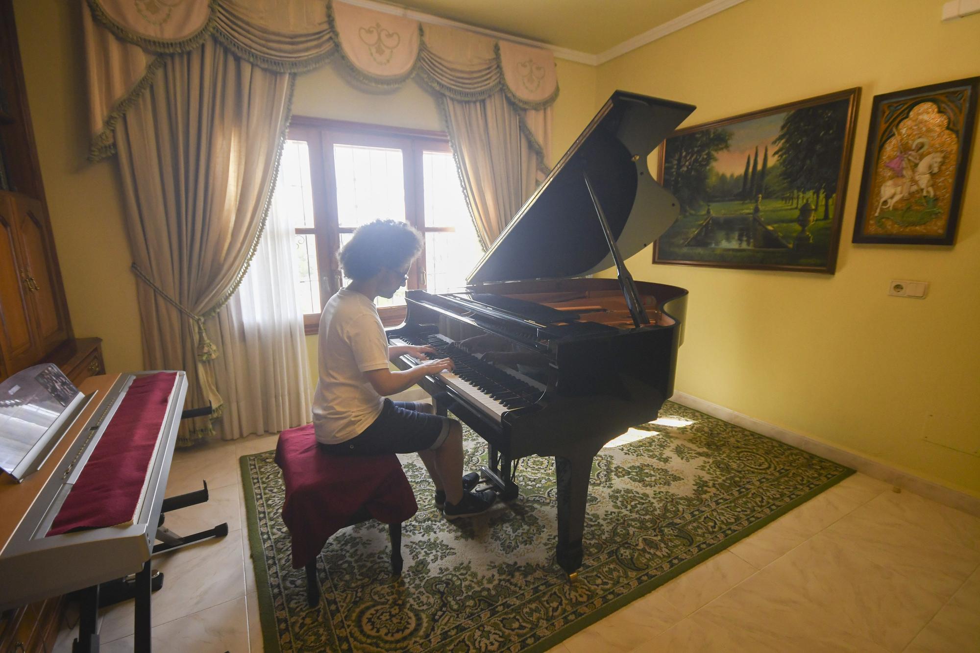 Imágenes del concurso de piano