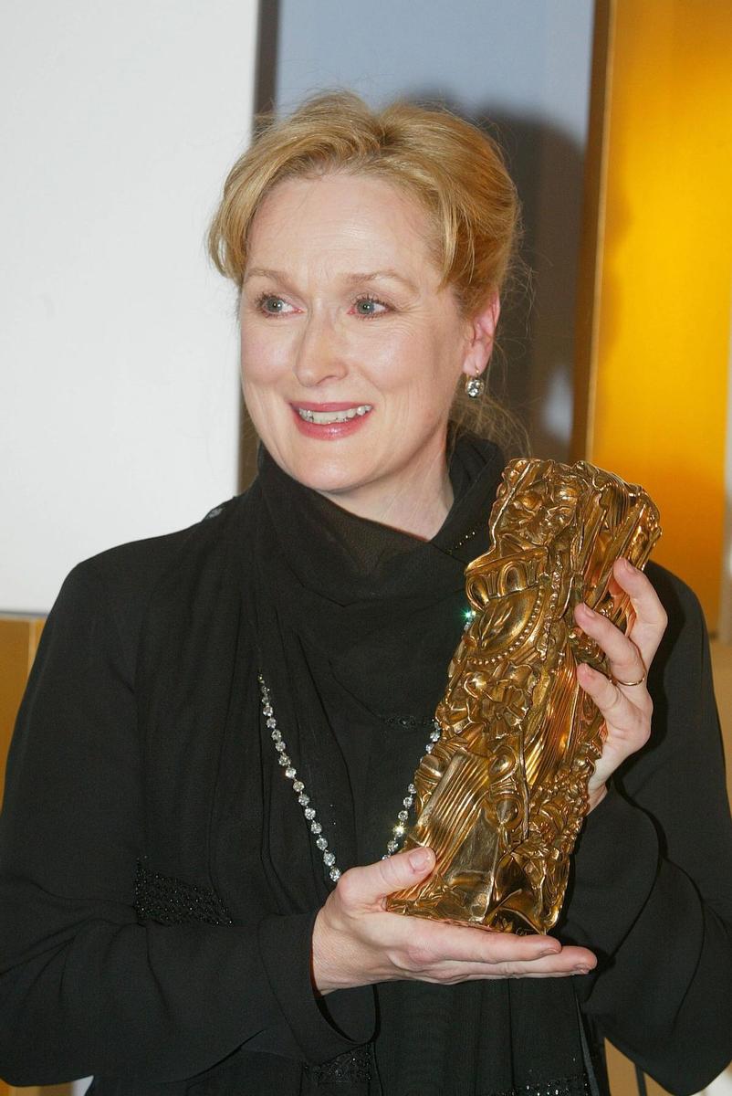 Meryl Streep con el premio César