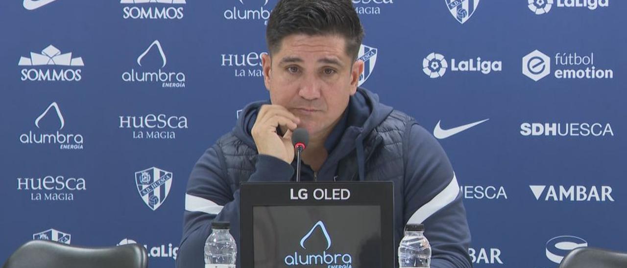 Xisco, durante la rueda de prensa