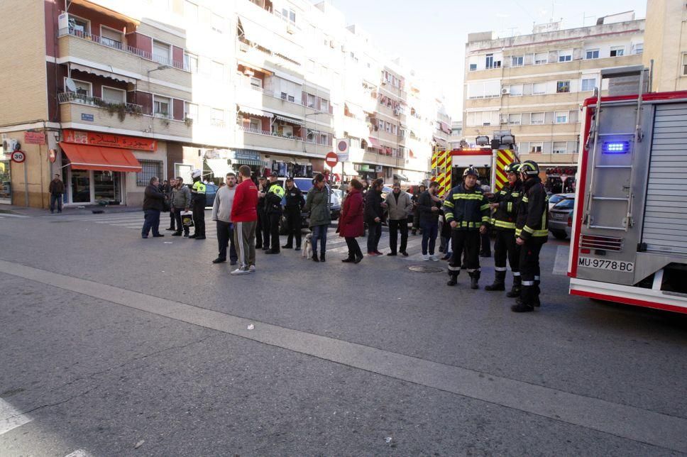 Derrumbe de una casa en Murcia