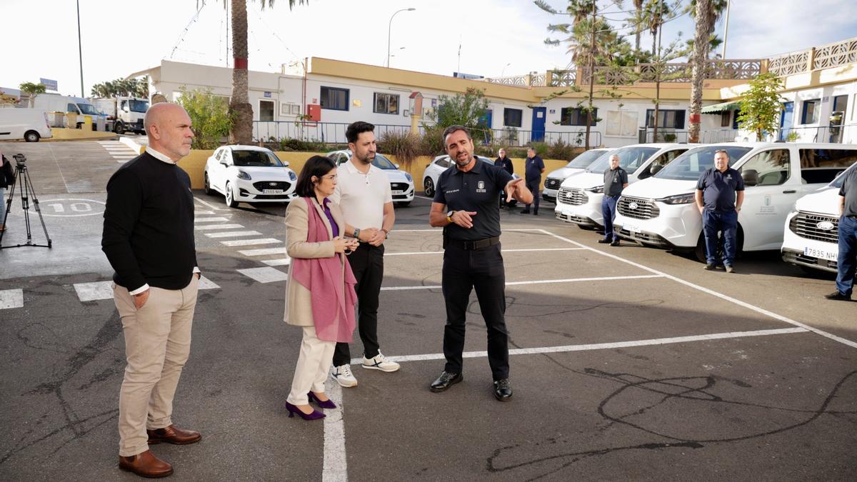 Nuevos vehículos para reforzar la inspección de limpieza en Las Palmas de Gran Canaria
