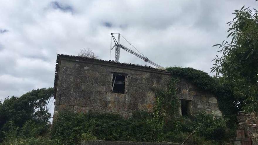 La casa rectoral de San Vicente se encuentra en estado ruinoso. // FdV