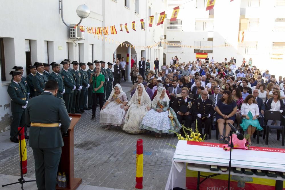 Festividad del Pilar en el cuartel de la Guardia Civil de Xàtiva