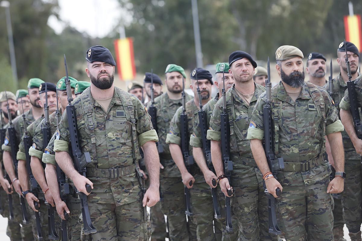 Despedida del contingente de la Brigada Guzmán el Bueno con misión en Letonia