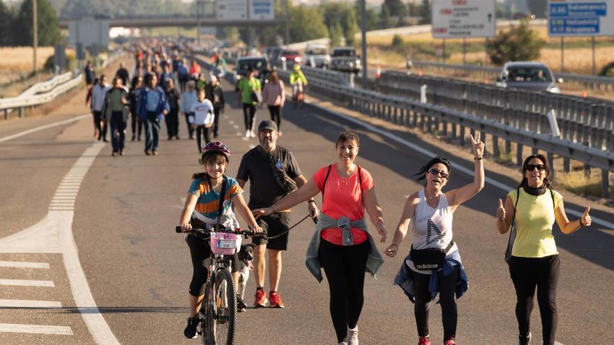 La Marcha de Asprosub afectará el domingo al tráfico entre Zamora y Morales del Vino