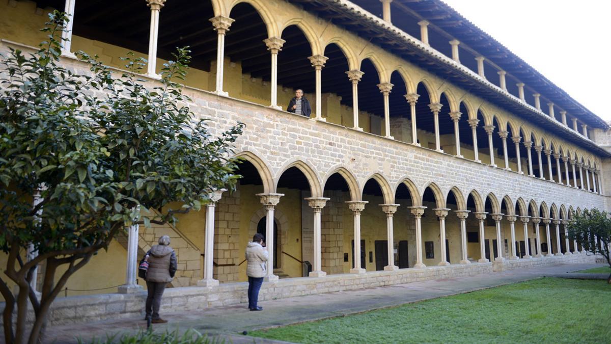 Interior del monasterio de Pedralbes