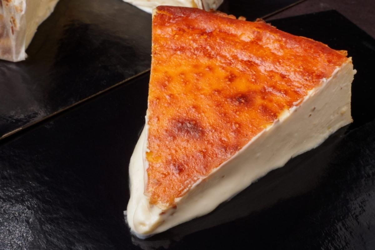 Tarta de queso de la Pastelería Salinas de Alcalá de Henares