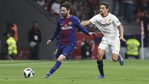 Messi puede repetir título ante el Sevilla