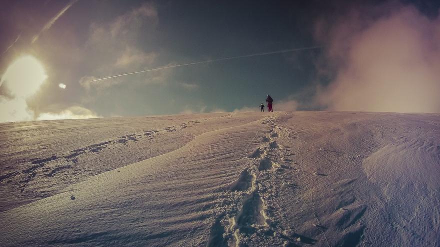 Raquetas de nieve por Sanabria