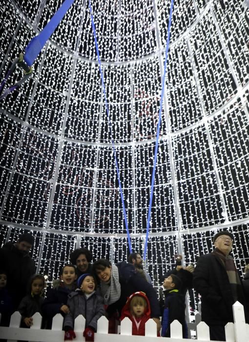 Luces de Navidad en Gijón