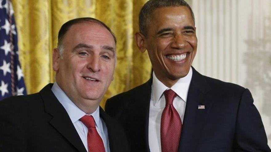 Obama premia al cocinero José Andrés