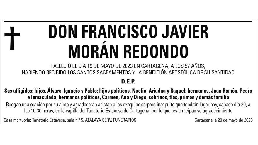 D. Francisco Javier Morán Redondo