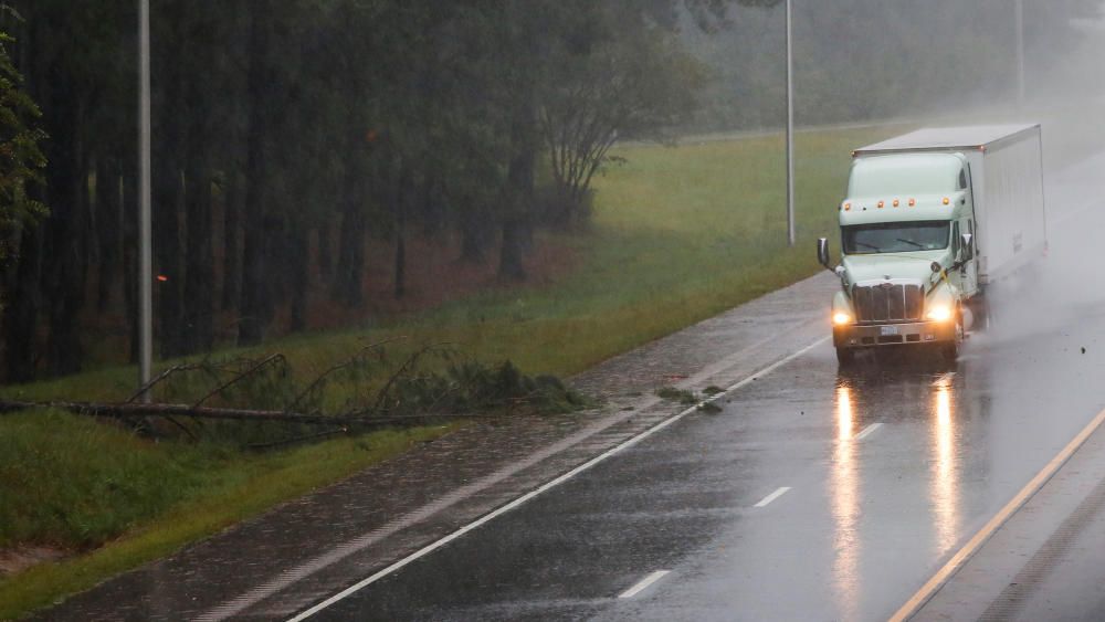 Inundaciones en la costa este de EE UU tras la llegada del huracán Florence