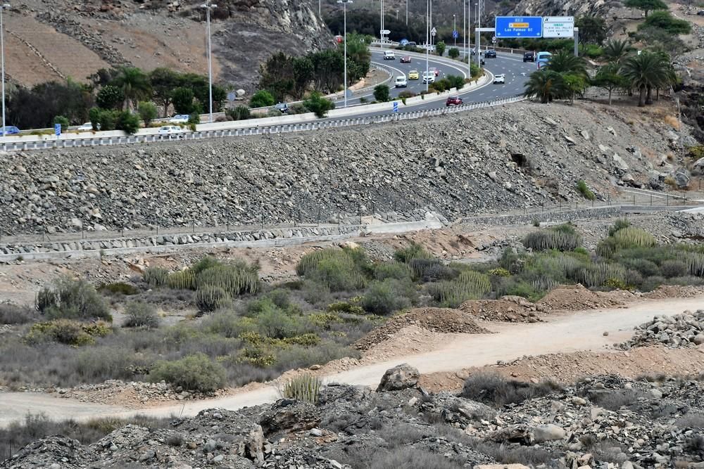 Barranco del Veril, en el que está proyectado construir el 'Siam Park'