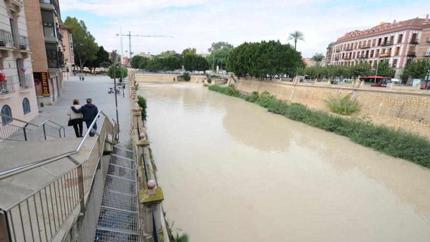 Cauce del Segura a su paso por la ciudad de Murcia