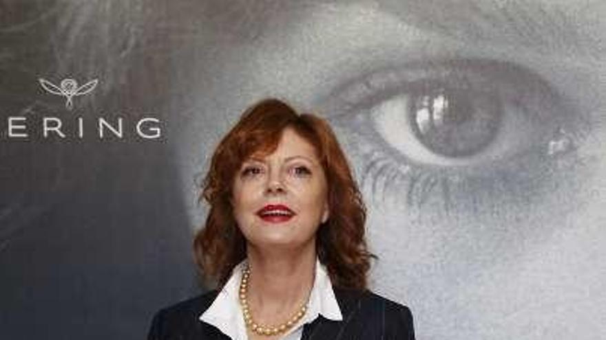 La actriz Susan Sarandon.