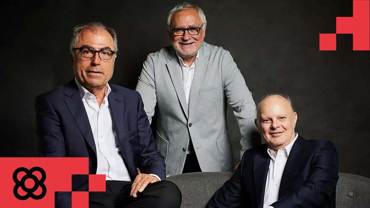 Los fundadores de Slimop, Eduardo Ferrer (CEO), Armengol Torres (CTO) y Alejandro Santillan (CRD)