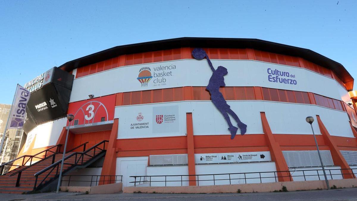 Pabellón de La Fonteta, sede del Valencia Basket al menos hasta 2023