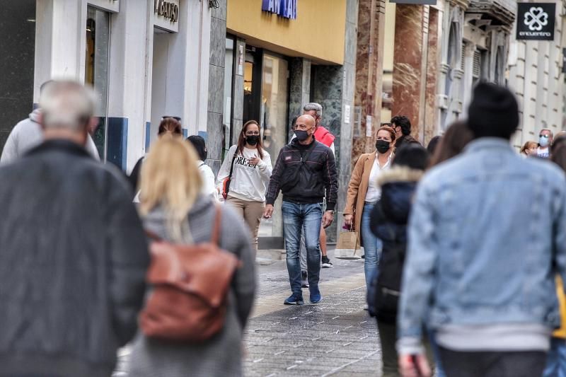 Calles de Santa Cruz de Tenerife durante la pandemia (7-dic-2020)