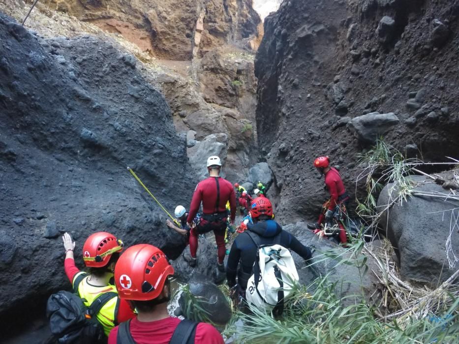 Complicado y peligroso rescate de más de 24 horas