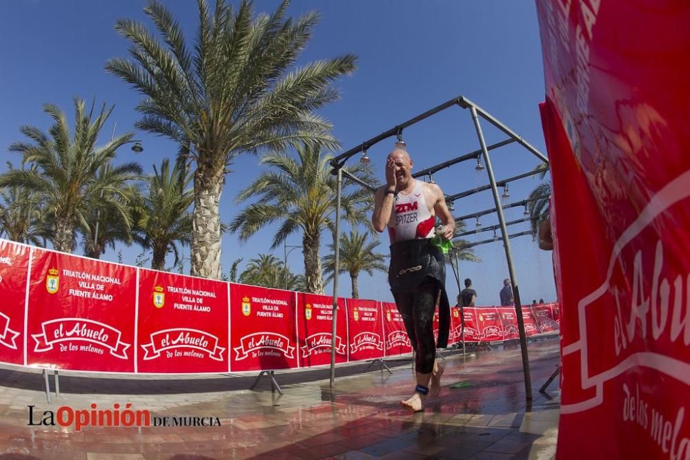 Salida del Triatlón Villa de Fuente Álamo