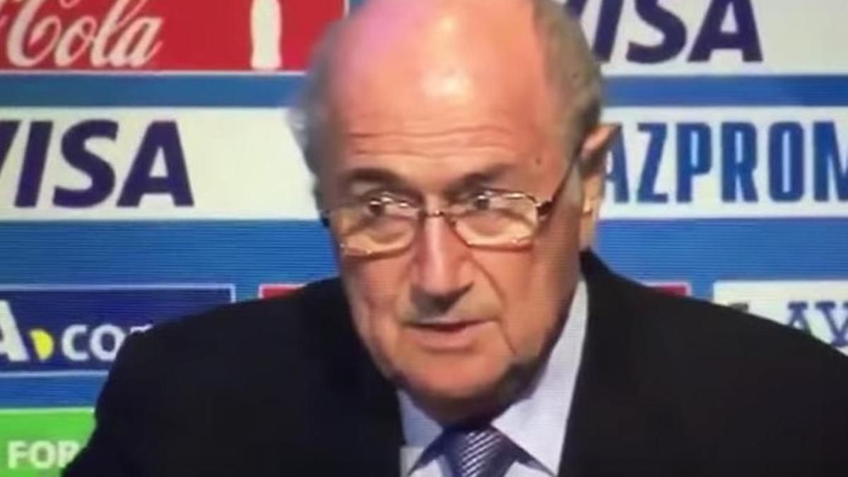 Blatter, en su discurso en el sorteo del Mundial de Clubes