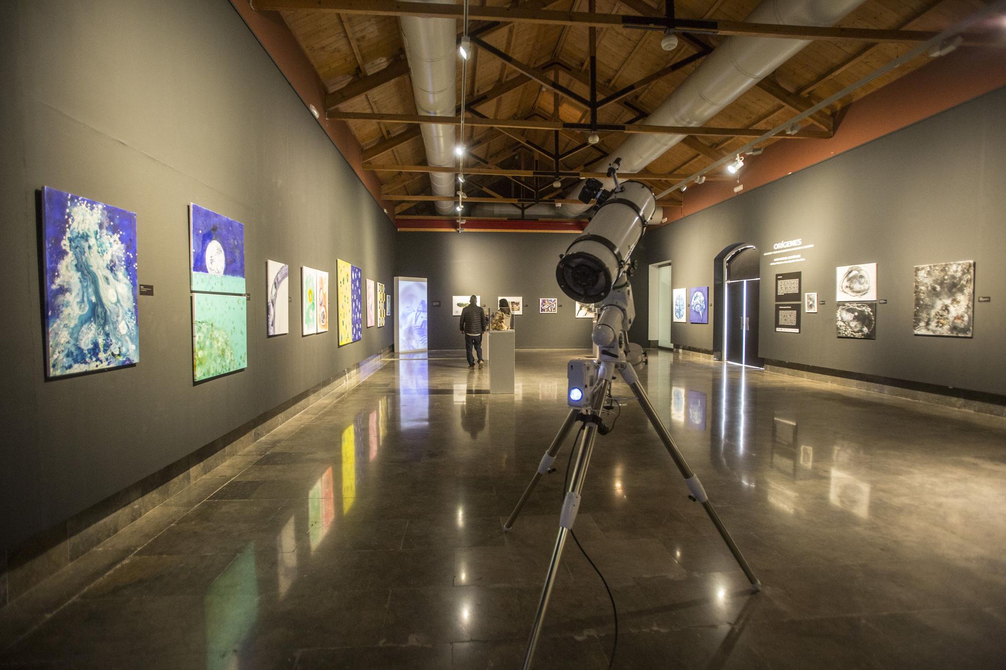 Luis Miguel Gutiérrez inaugura el viernes en la Lonja "Orígenes: los colores y texturas desde el Big Bang al Cerebro"