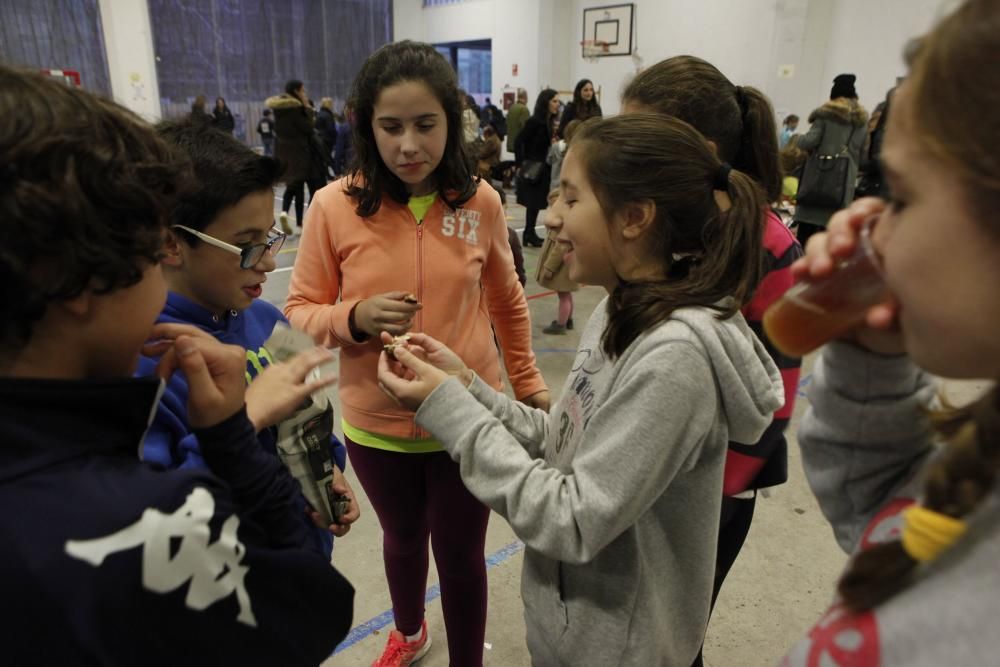 Amagüestu en el colegio Jovellanos de Gijón