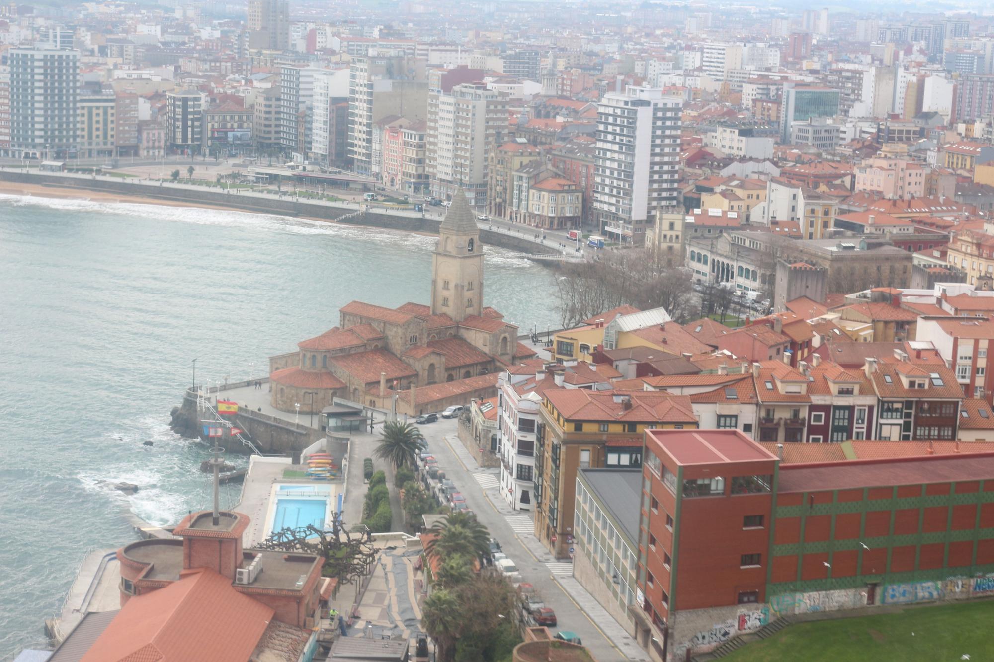 En imágenes: Así se ve Gijón desde el aire