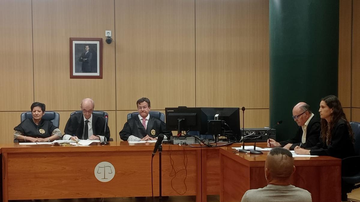 David L. R., el día del juicio donde ha salido absuelto de violación y secuestro