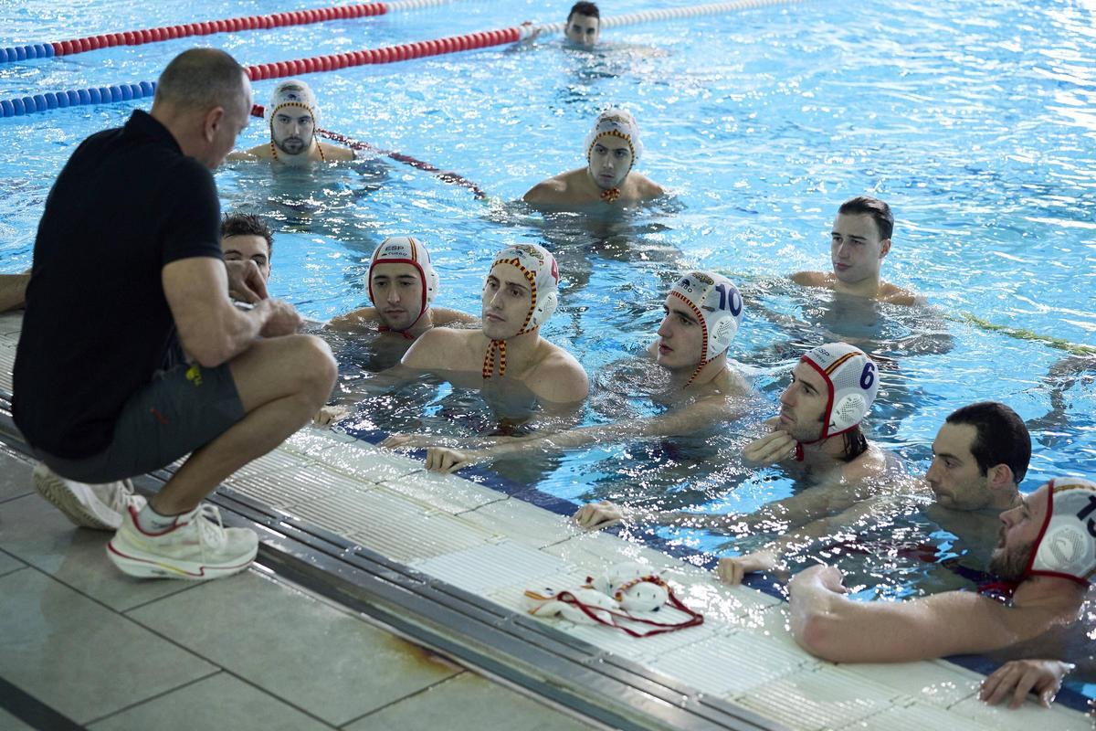 Entrenamiento conjunto España-Estados Unidos en el CAR de Sant Cugat
