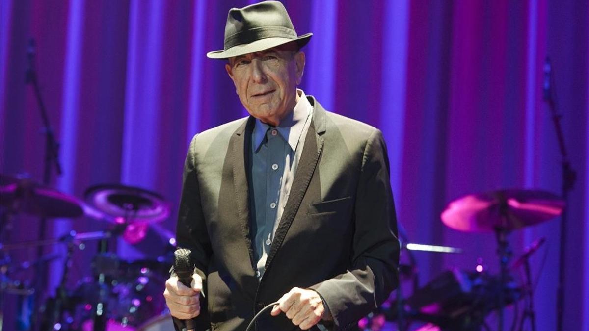 Leonard Cohen, en el Palau Sant Jordi, en octubre del 2012.