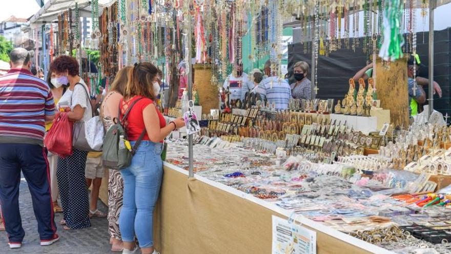 Ambiente festivo en Teror, previo a la fiesta del Pino