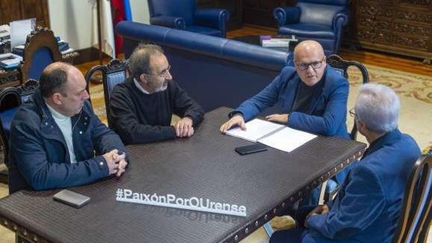 Troutiña, CAsares, Manuel Baltar y Martínez Rapela. // FdV