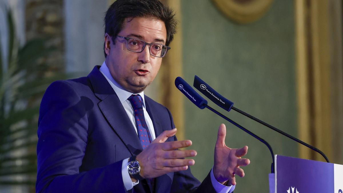 El ministro de Transformación Digital y secretario general del PSOE en Madrid, Óscar López.