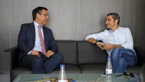 Valverde cuenta con la confianza de Bartomeu