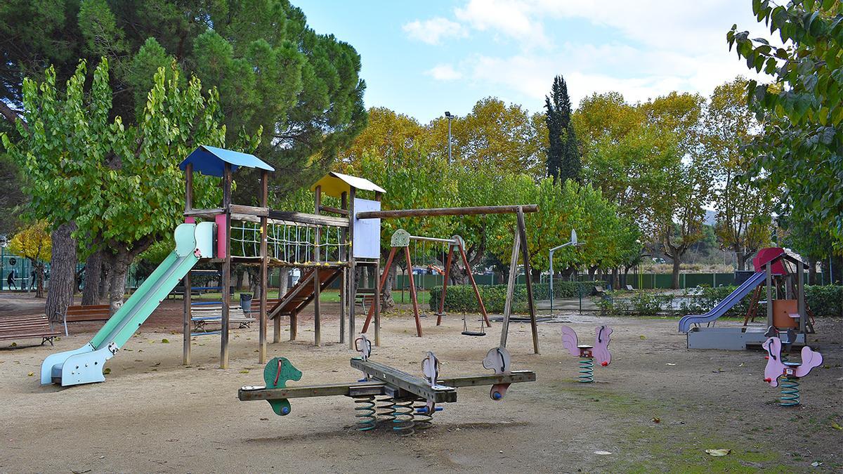 Imatge actual del parc infantil del Parc Municipal Macary i Viader