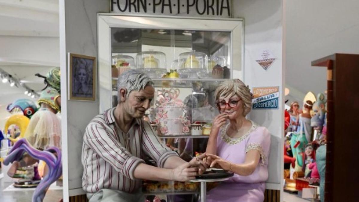 El Ninot Indultat ganador de este año lleva por lema el 'Forn Pa i Porta'