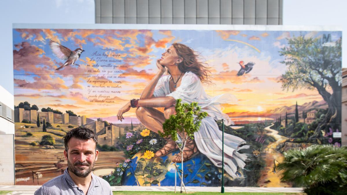 El mural de Lalone en la ESAD.