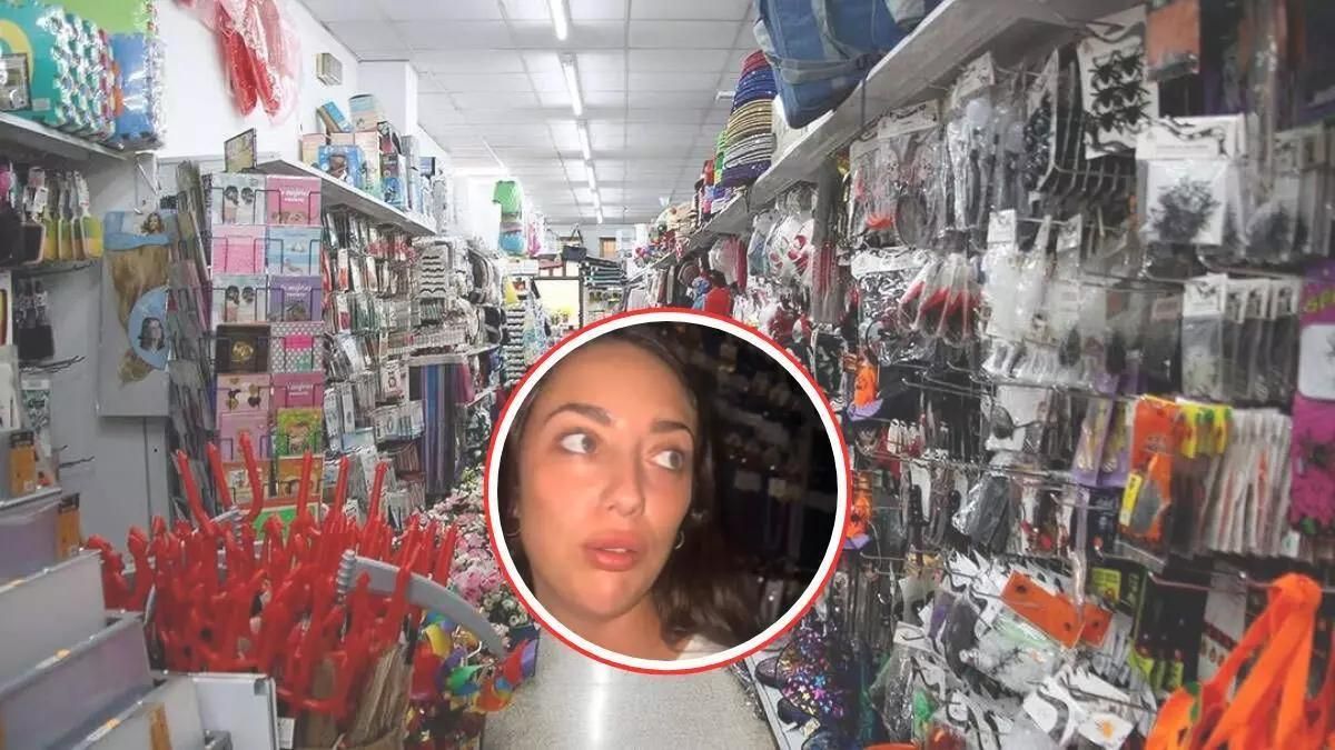Una chica sevillana se queda encerrada en un bazar