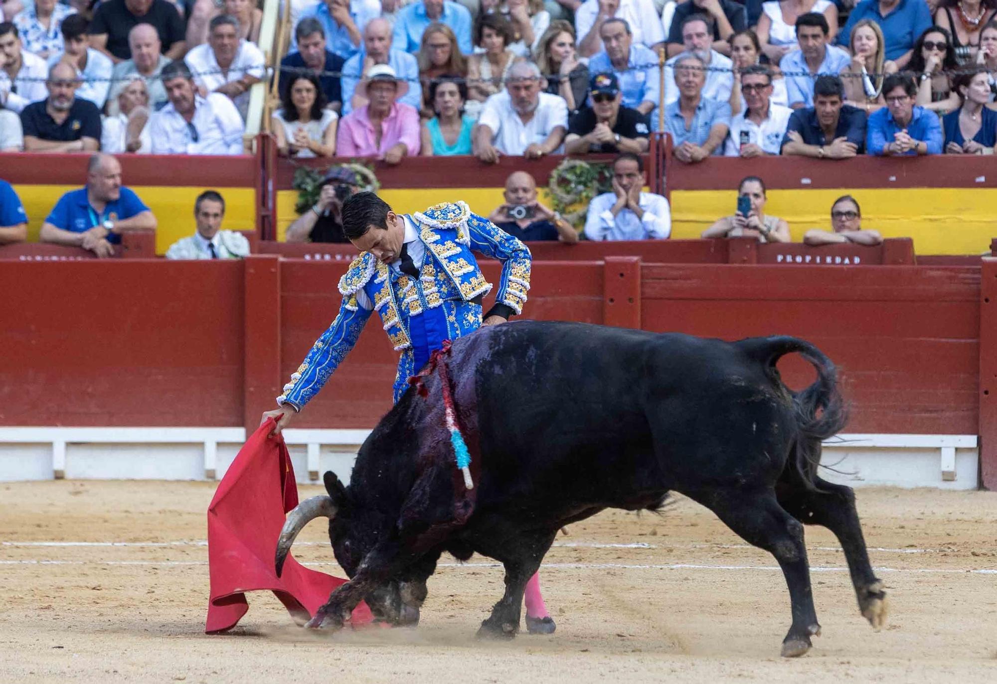 Manzanares culmina una de sus mejores tardes y sale a hombros en la Feria de Hogueras de Alicante 2025