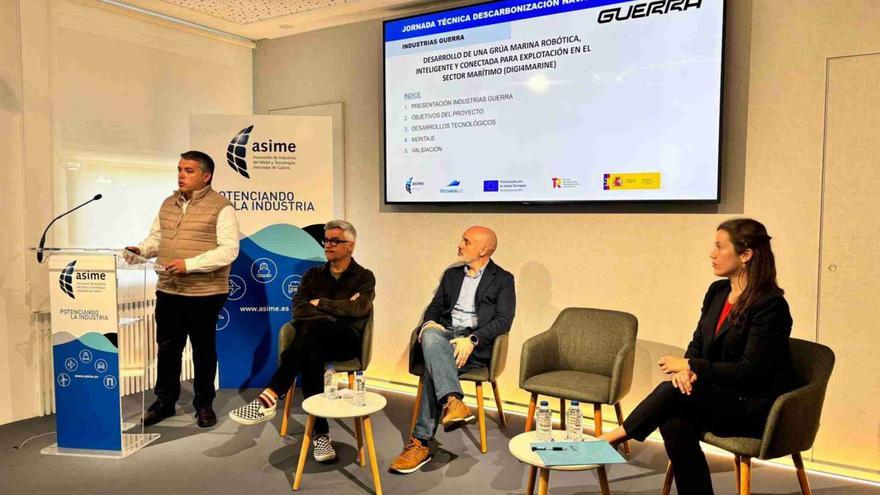 Presentación del proyecto en las jornadas técnicas de Asime, en Vigo.
