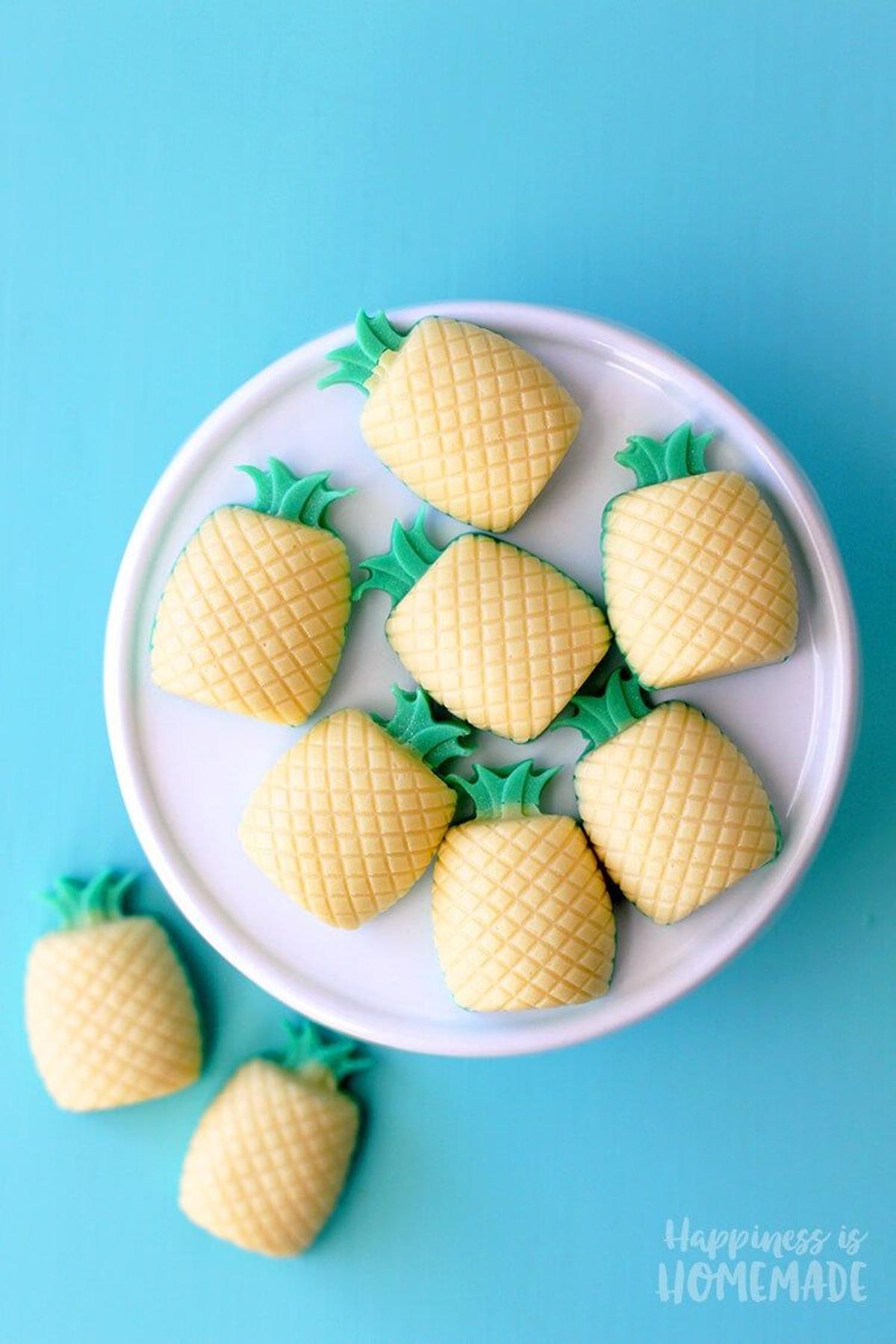 Jabón DIY de piña colada