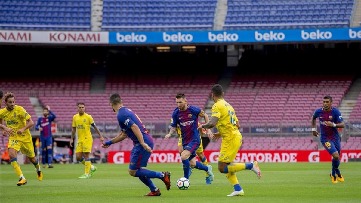 El Barcelona - UD Las Palmas se juega a puerta cerrada