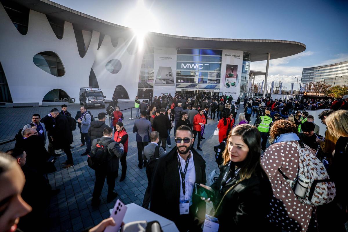 Inauguración del Mobile World Congress en la Fira de Barcelona