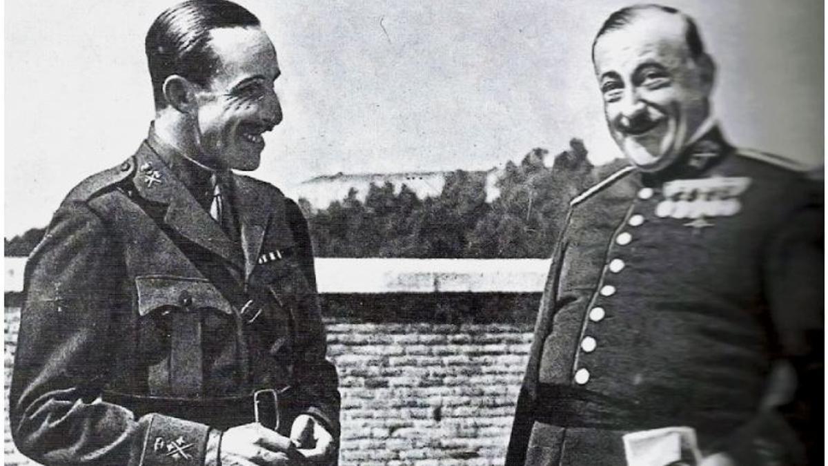 El rey Alfonso XIII y Primo de Rivera.