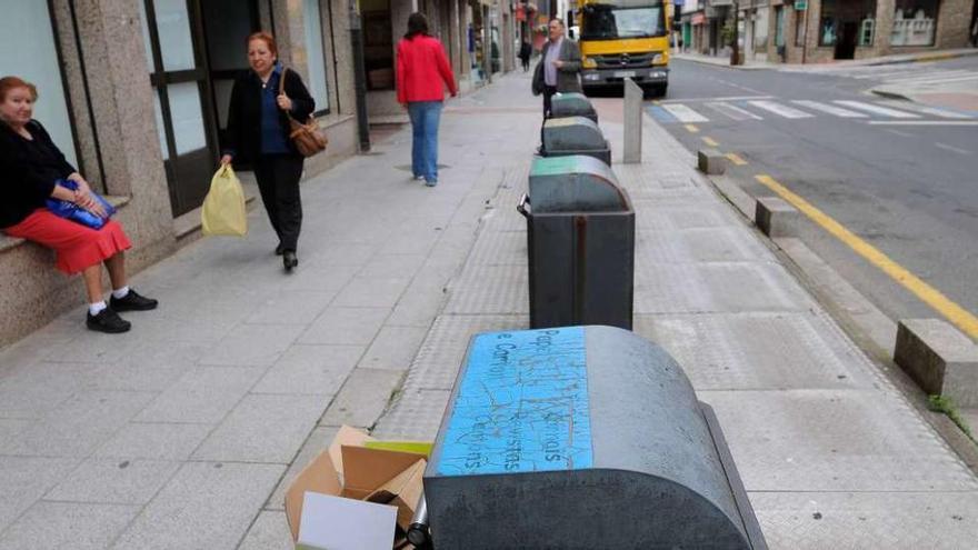 Los contenedores fueron habilitados a finales de julio de 2004. // Bernabé/Javier Lalín