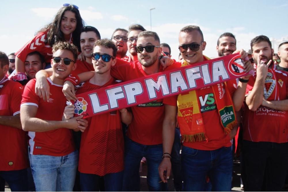 Ambiente en Nueva Condomina antes del partido