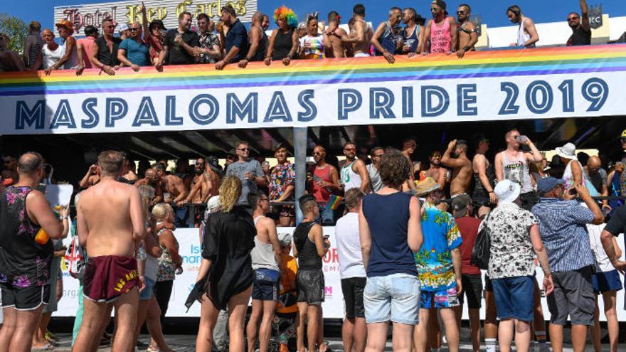 Imagen del desfile del Maspalomas Pride del 2019.